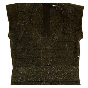 French Connection Bodycon Bandage Sparkle Dress 8